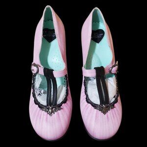 Hot Chocolate Design Lily Mid Heels Pink Size 38